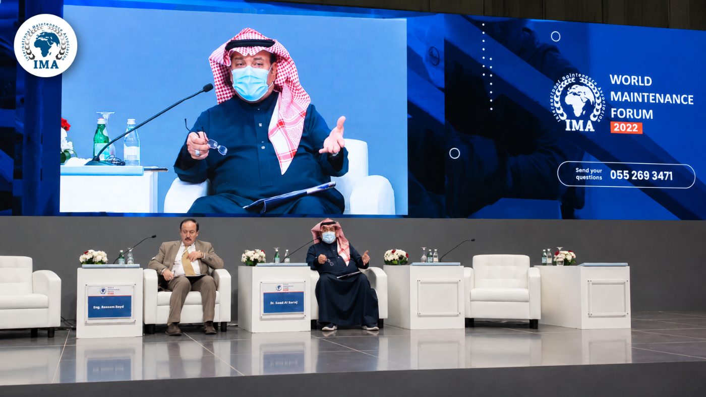 Per Schjølberg and Dr. Alan Wilson at a previous World Maintenance Forum